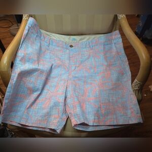 NEW TOMMY BAHAMA BORACAY BIG PALM PRINT  8' MENS SHORTS SIZE 40